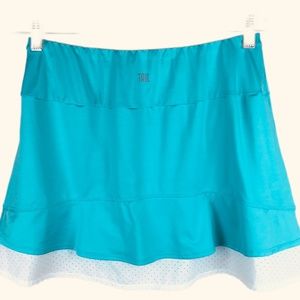 Tail M Tennis Skort with ball pockets teal blue